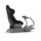 Rseat S1 Black Seat / Silver Frame Racing Simulator Cockpit